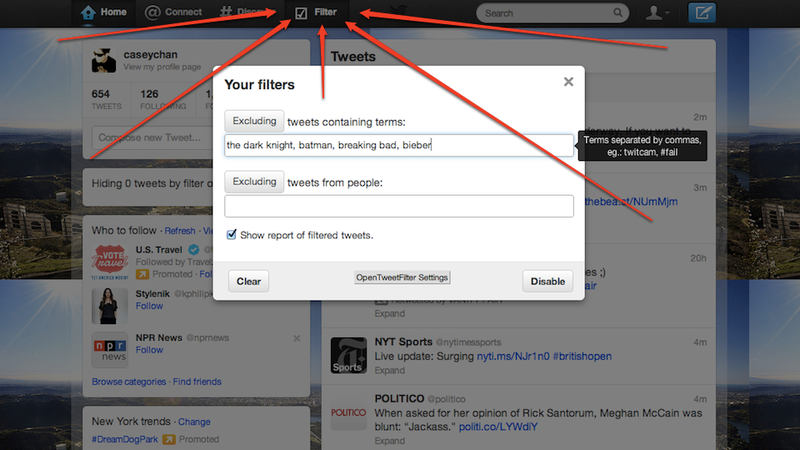 Illustration for article titled How to Avoid Spoilers on Twitter